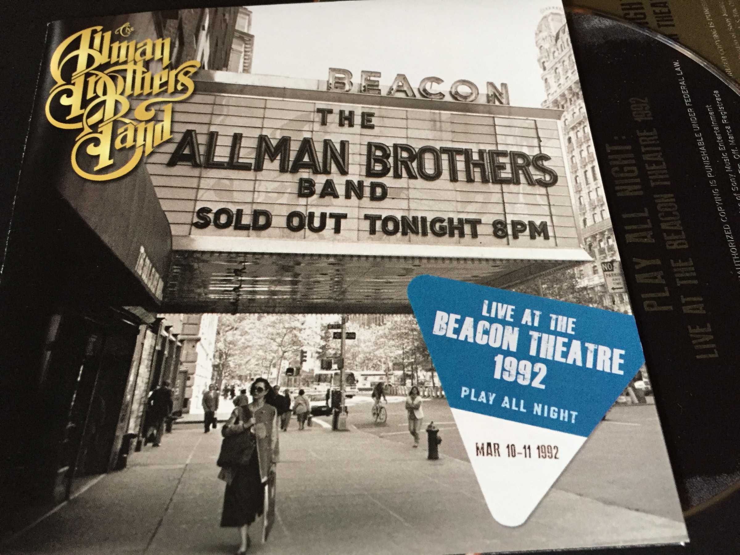 The Allman Brothers Band / Play All Night Live At The Beacon 